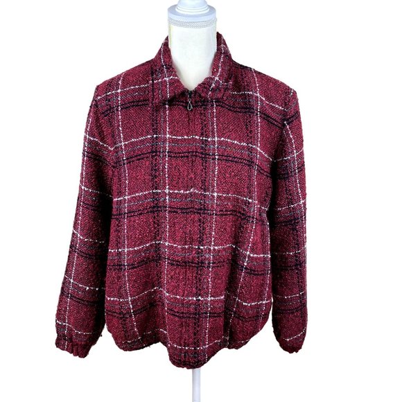 Alfred Dunner lined plaid jacket/blazer, size 12 - Picture 1 of 9